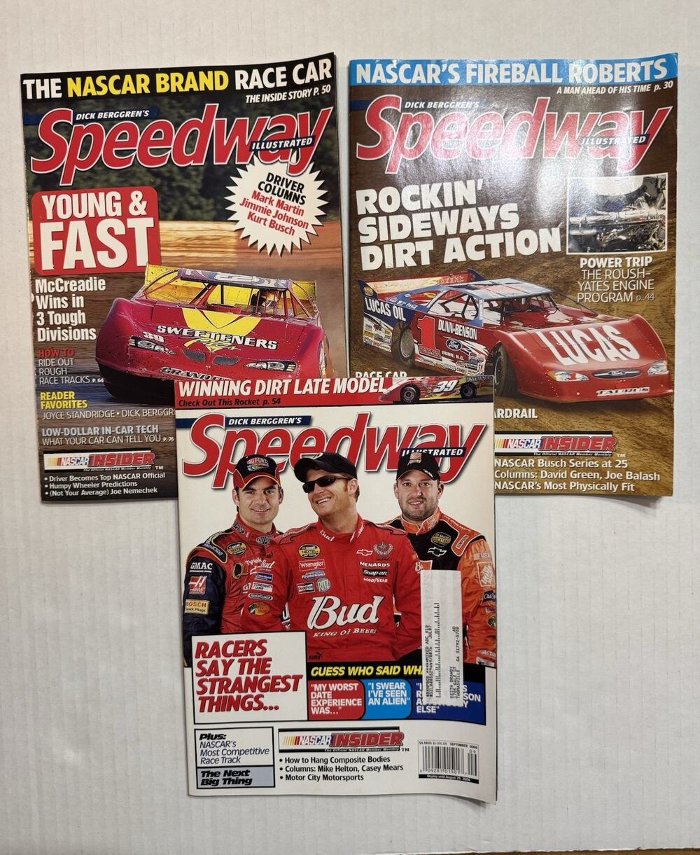 Dick Berggrens Speedway Illustrated. Sept 2006, June 2006, July 2006.